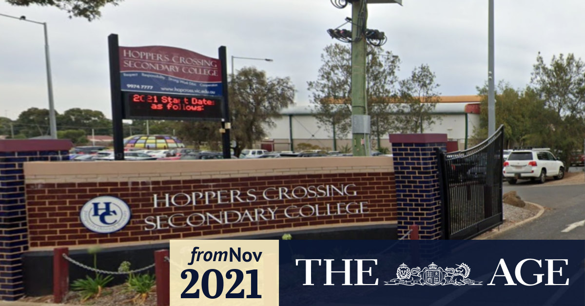 Hoppers Crossing Secondary College stabbing Schoolboy injured on campus